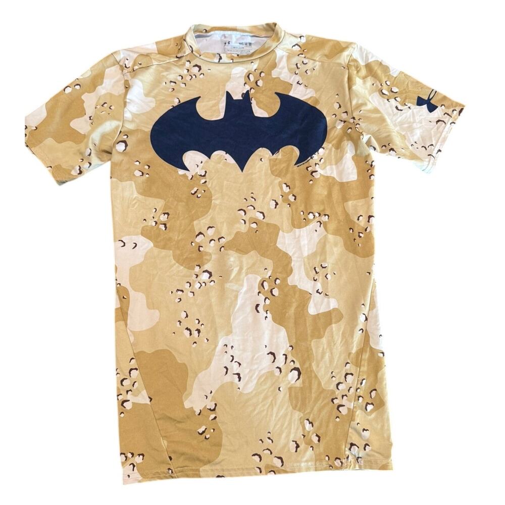 Under Armour Alter Ego Batman Desert Camo Compression T-Shirt Men's Size Medium